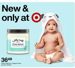 Target Tubby Todd 8-oz. fragrance-free all over ointment offer