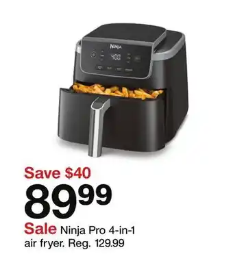 Target Ninja Pro 4-in-1 air fryer offer