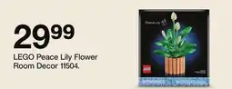 Target LEGO Peace Lily Flower Room Decor 11504 offer