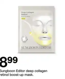 Target Sungboon Editor deep collagen retinol boost-up mask offer