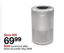 Target Levoit Core 200s Smart air purifier offer