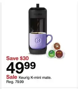 Target Keurig K-Mini mate offer