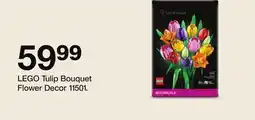 Target LEGO Tulip Bouquet Flower Decor 11501 offer