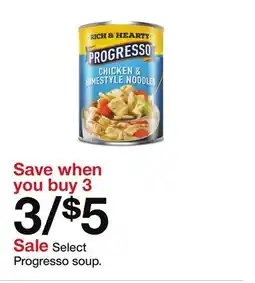Target Select Progresso soup offer