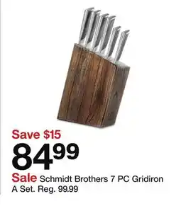 Target Schmidt Brothers 7 PC Gridiron A Set offer