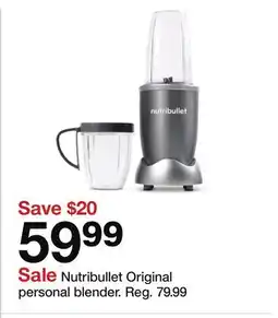 Target Nutribullet Original personal blender offer