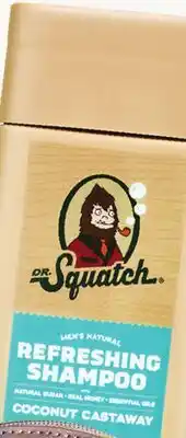 Target Dr. Squatch 11-oz. natural shampoo offer