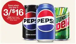 Target Select Pepsi, Mountain Dew & more 12-pk. soda offer