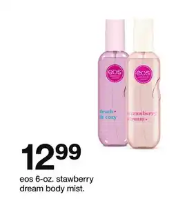 Target eos 6-oz. stawberry dream body mist offer