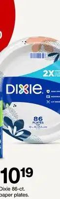 Target Dixie 86-ct. paper plates offer
