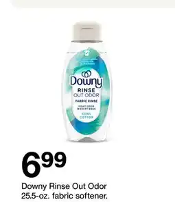Target Downy Rinse Out Odor 25.5-oz. fabric softener offer