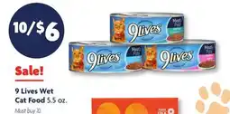 Family Dollar 9 Lives Wet Cat Food offer