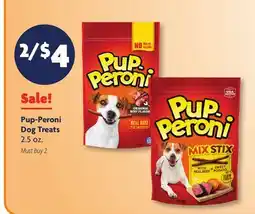 Family Dollar Pup-Peroni Dog Treats offer
