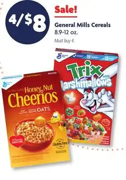 Family Dollar General Mills Cereals offer