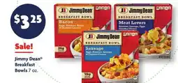 Family Dollar Jimmy Dean Breakfast Bowls offer