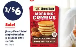 Family Dollar Jimmy Dean Mini Maple Pancakes & Sausage Bites offer