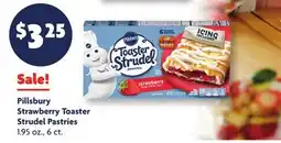 Family Dollar Pillsbury Strawberry Toaster Strudel Pastries offer