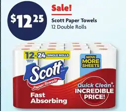 Family Dollar Scott Paper Towels offer