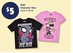 Family Dollar Kids' Character Tees offer