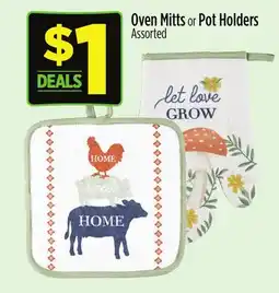 Dollar General Oven Mitts or Pot Holders offer