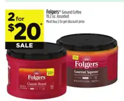 Dollar General Folgers Ground Coffee offer