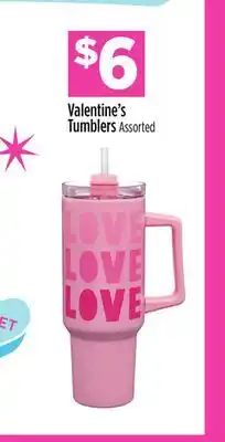 Dollar General Valentine's Tumblers offer