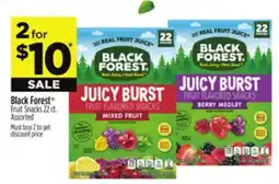 Dollar General Black Forest Fruit Snacks22 offer