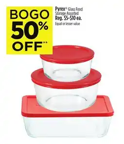 Dollar General Pyrex Glass Food Storage offer