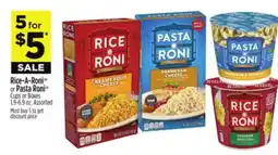 Dollar General Rice-A-Roni or Pasta Roni offer