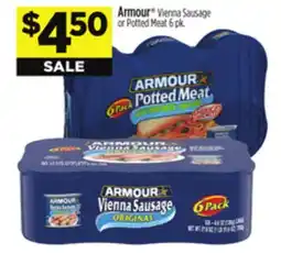 Dollar General Armour Vienna Sausage or Potted Meat offer