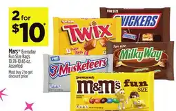 Dollar General Mars Everyday Fun Size Bags offer