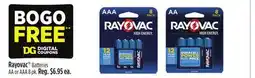 Dollar General Rayovac Batteries offer
