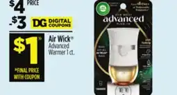 Dollar General Air Wick Advanced Warmer offer