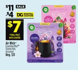 Dollar General Air Wick Essential Mist Starter Kits offer