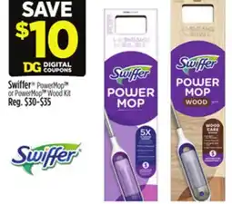 Dollar General Swiffer PowerMop or PowerMop Wood Kit offer