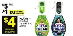 Dollar General Mr. Clean Clean Freak Starter Kit offer