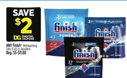 Dollar General ANY Finish Dishwashing Tabs offer