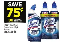 Dollar General Lysol Toilet Bowl Cleaner offer