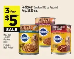 Dollar General Pedigree Dog Food offer