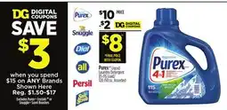 Dollar General Purex Liquid Laundry Detergent offer