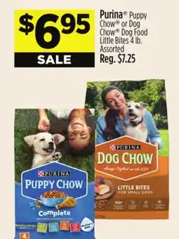 Dollar General Purina Puppy Chow or Dog Chow Dog Food Little Bites offer
