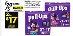 Dollar General Huggies Jumbo Pull-Ups Training Pants offer