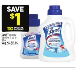 Dollar General Lysol Laundry Sanitizer offer