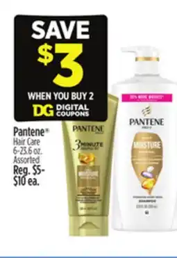 Dollar General Pantene Hair Care offer