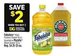 Dollar General Fabuloso Multi-Purpose Cleaner 56 oz. Assorted or Murphy Wood Cleaner 32 oz offer