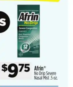 Dollar General Afrin No Drip Severe Nasal Mist offer
