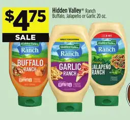 Dollar General Hidden Valley Ranch Buffalo, Jalapeño or Garlic offer