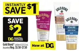 Dollar General Gold Bond Lotion offer
