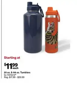 Michaels 25 oz. & 64 oz. Tumblers by Ashland offer