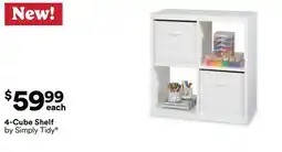 Michaels 4-cube Shelf by Simply Tidy offer